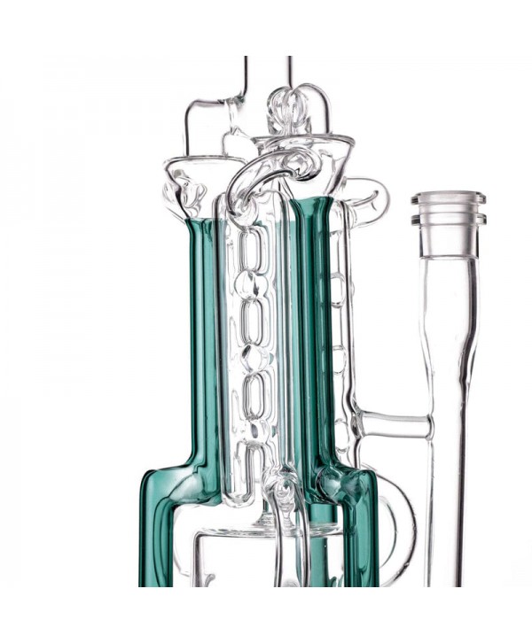 14" Mega Scientific Inline to Recycler Bong