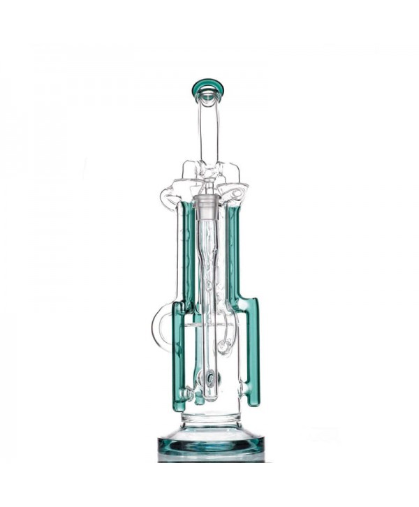 14" Mega Scientific Inline to Recycler Bong