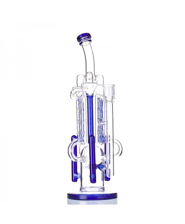 14" Mega Scientific Inline to Recycler Bong