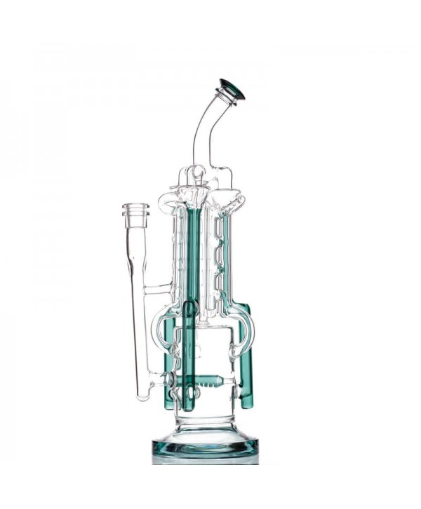 14" Mega Scientific Inline to Recycler Bong