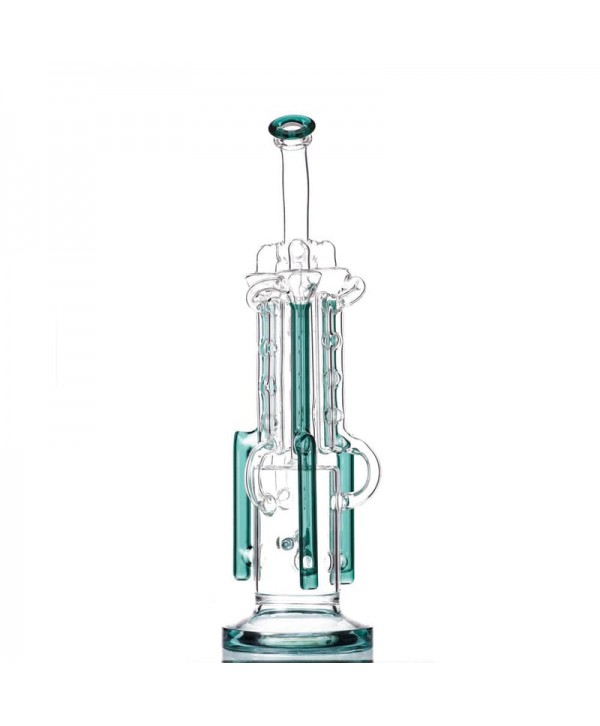 14" Mega Scientific Inline to Recycler Bong