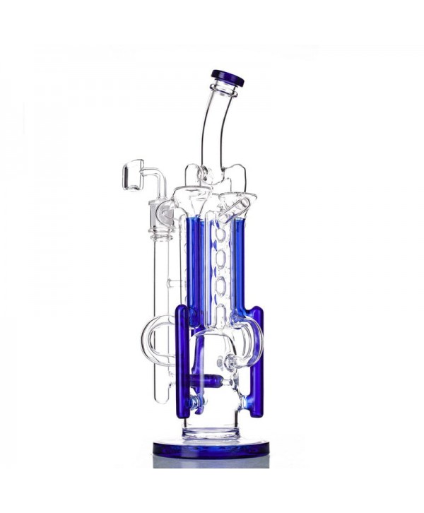 14" Mega Scientific Inline to Recycler Bong