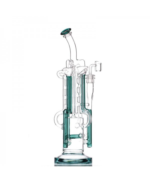 14" Mega Scientific Inline to Recycler Bong