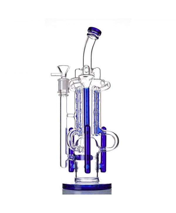 14" Mega Scientific Inline to Recycler Bong