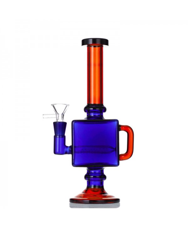 9.5" Square Recycler Dab Rig (Full Color)