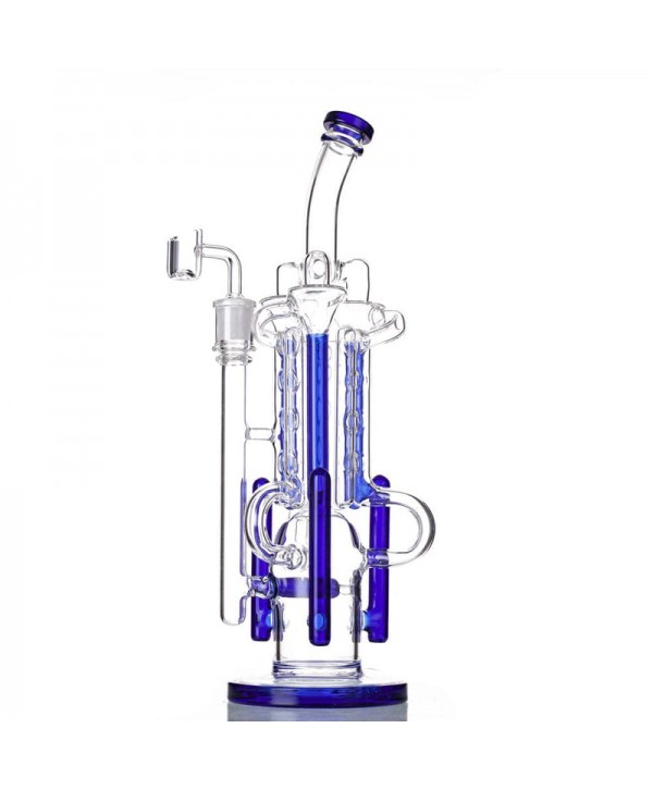 14" Mega Scientific Inline to Recycler Bong