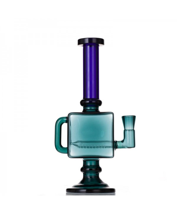 9.5" Square Recycler Dab Rig (Full Color)