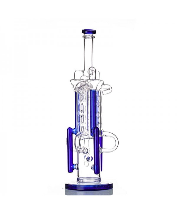 14" Mega Scientific Inline to Recycler Bong