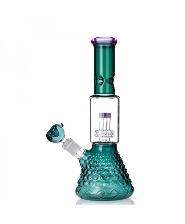 13" Beaker Bong w- Matrix Perc (Full Color)