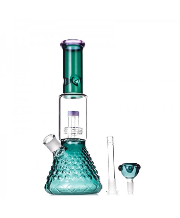 13" Beaker Bong w- Matrix Perc (Full Color)