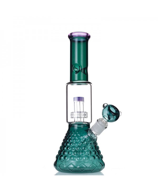 13" Beaker Bong w- Matrix Perc (Full Color)