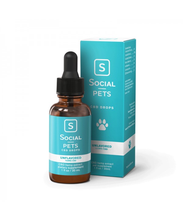 Social CBD Pet Drops 750mg