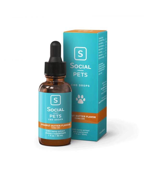 Social CBD Pet Drops 750mg