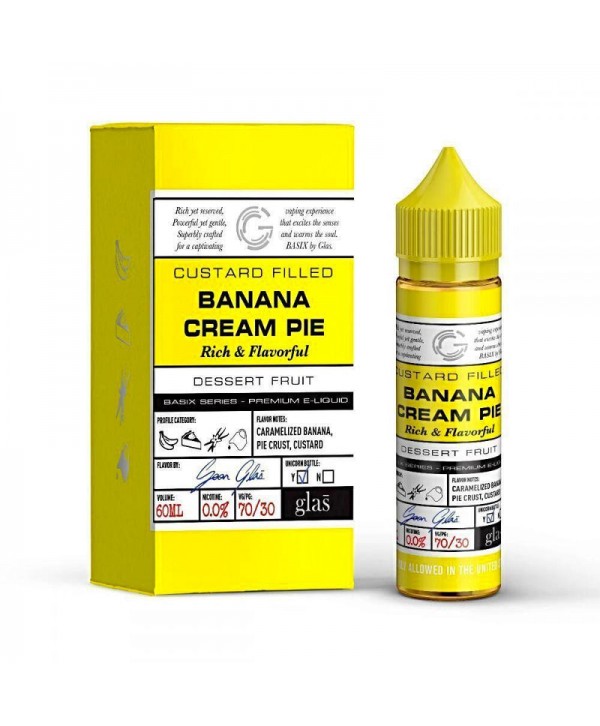 GLAS Basix Banana Cream Pie 60ml Vape Juice