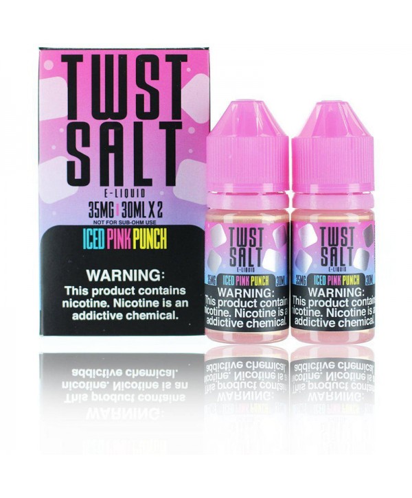 TWST Salts Iced Pink Punch 2x30ml Salt Vape Juice