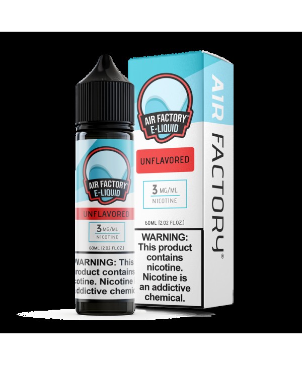 Air Factory Unflavored 60ml Vape Juice