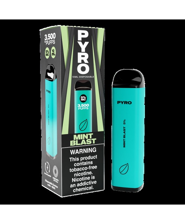 PYRO 3500 Disposable Vape - Mint Blast