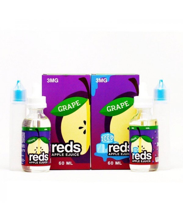 7 Daze Reds Apple EJuice - Grape & Grape ICED (60mL)