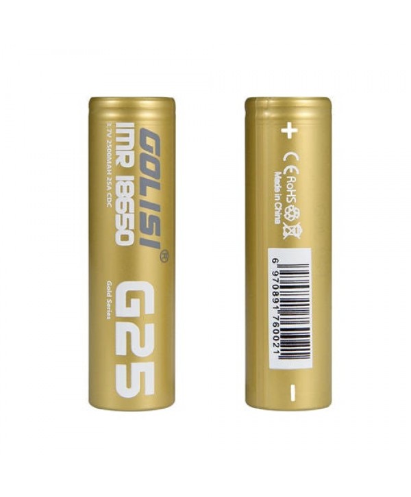 Golisi IMR G25 18650 20A-2500mAh Battery Default Title