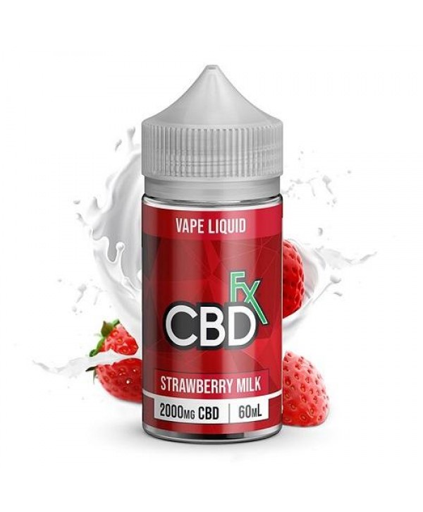 CBDfx Vape Series Strawberry Milk 60ml Vape Juice