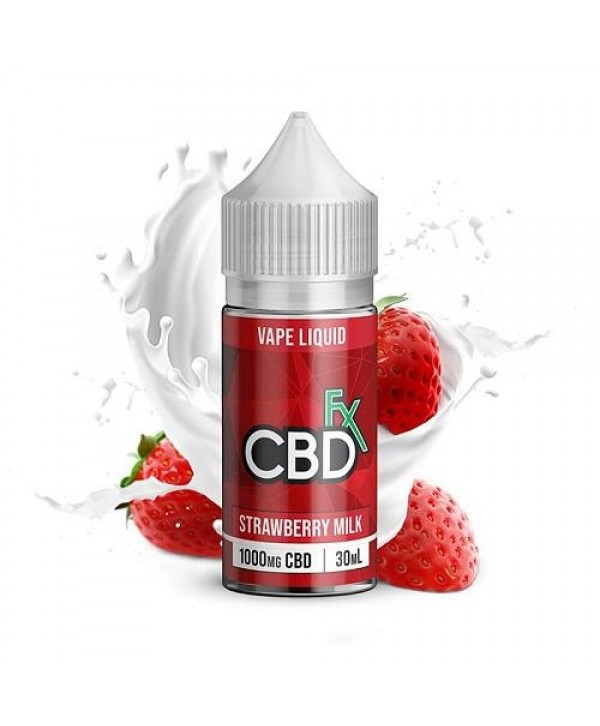 CBDfx Vape Series Strawberry Milk 30ml Vape Juice