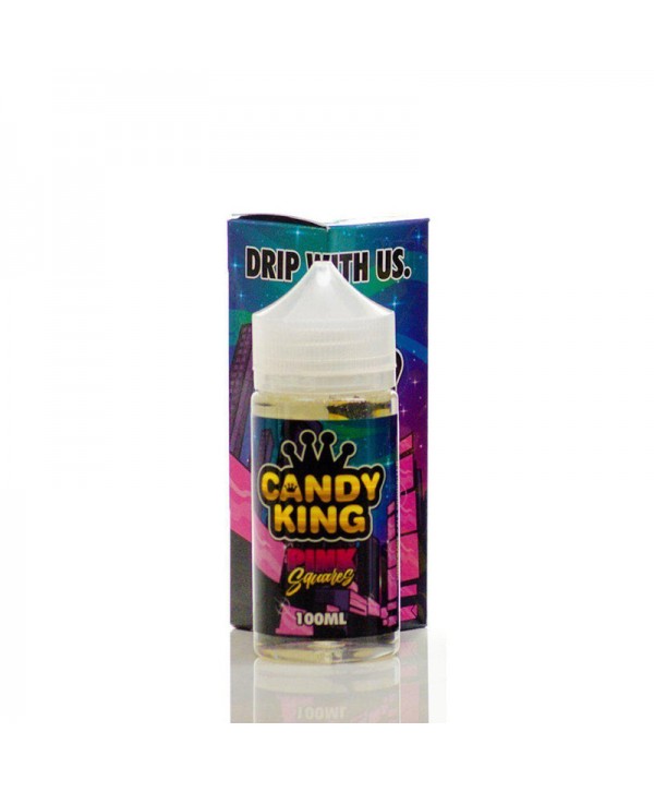 Candy King Vape Juices - Pink Squares (100mL)