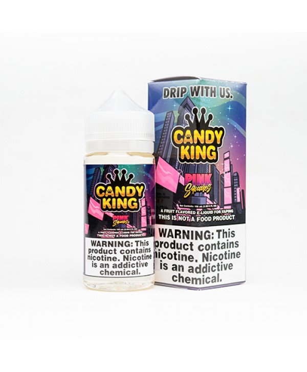 Candy King Vape Juices - Pink Squares (100mL)