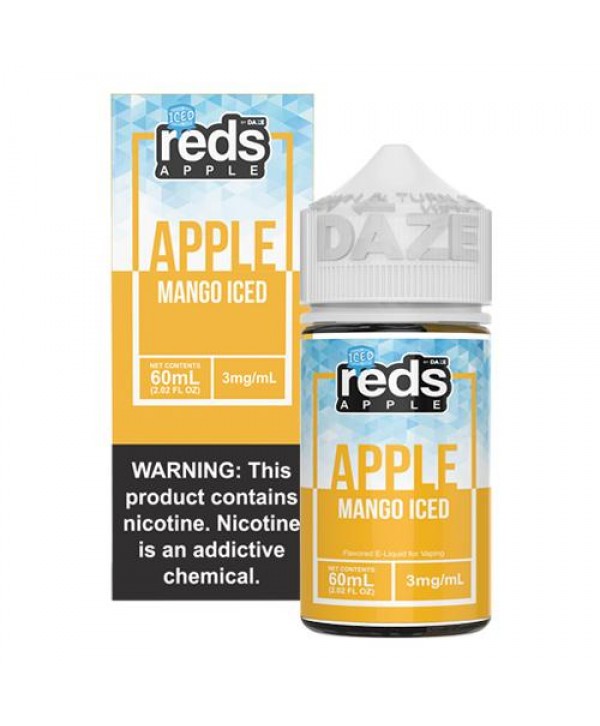 7 Daze Reds Apple EJuice - Mango ICED 60ml Vape Juice