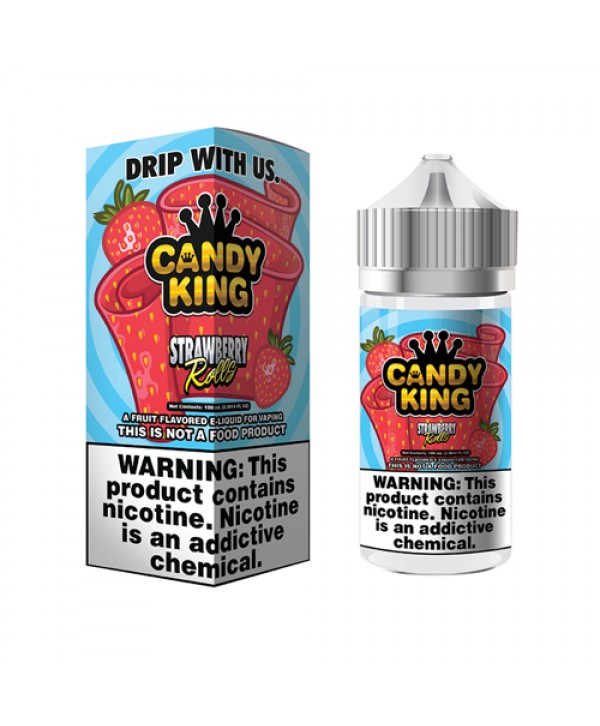 Candy King Strawberry Roll 100ml Vape Juice