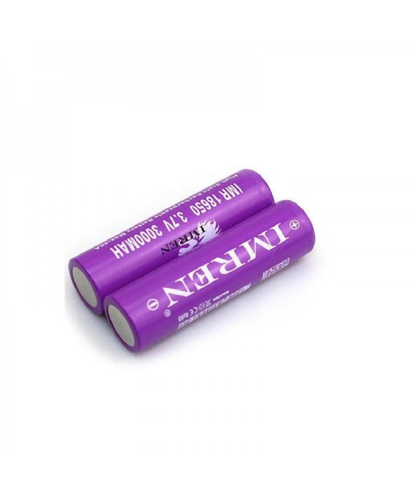 IMREN 18650 3.7V 3000mAh Battery 40 AMP (Pair)