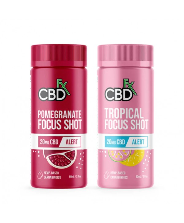 CBDfx 20mg CBD Focus Shots