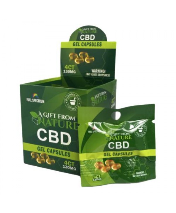 AGFN CBD Gel Capsule (4x Pack)