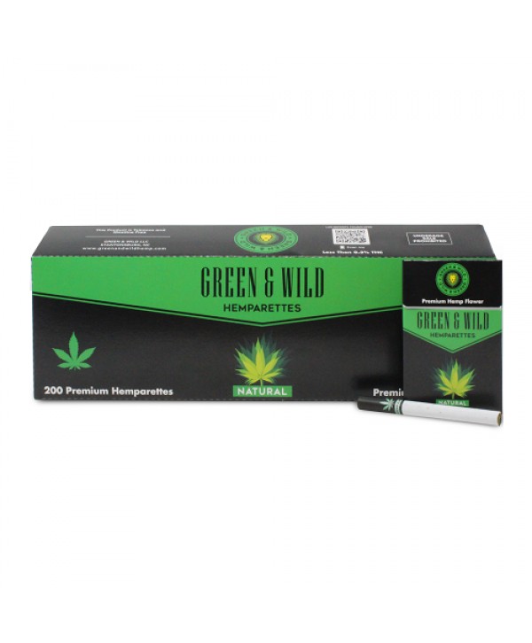 Green & Wild Premium Hemparettes Carton
