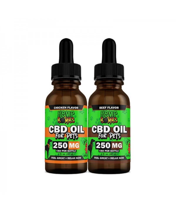 Hemp Bombs CBD Pet Oil 250mg