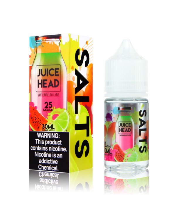 Juice Head Salts Watermelon Lime 30ml Nic Salt Vape Juice