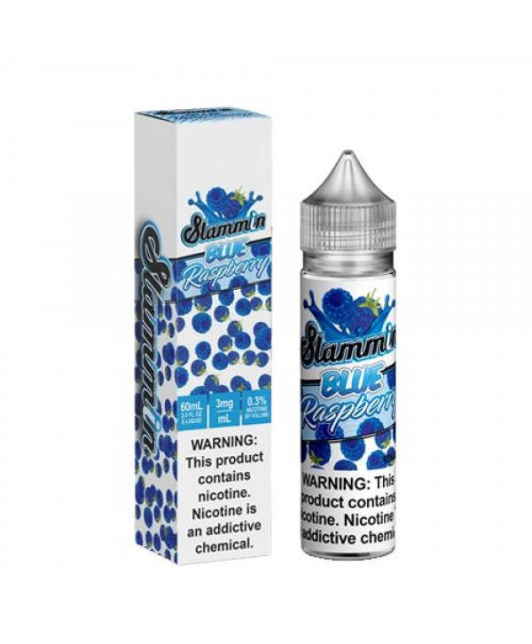 Slammin Blue Raspberry 60ml Vape Juice