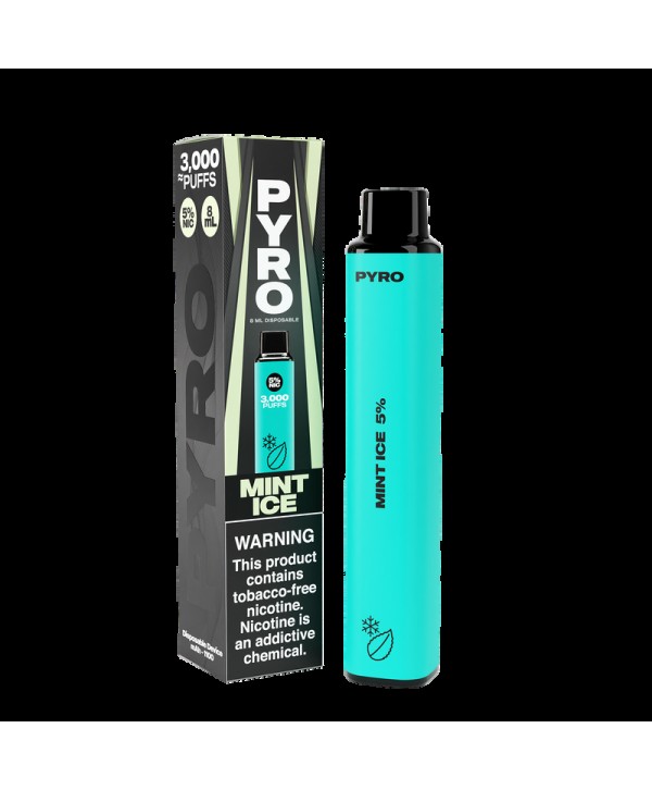 PYRO 3000 Disposable Vape - Mint Ice