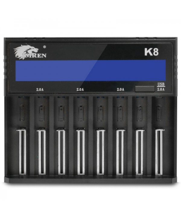 Imren K8 8 Bay Battery Charger