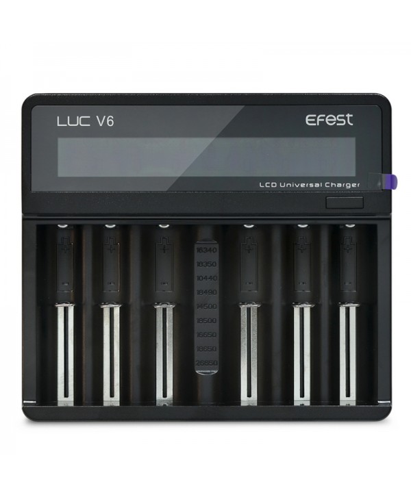 Efest LUC V6 6 Bay Battery Charger Default Title