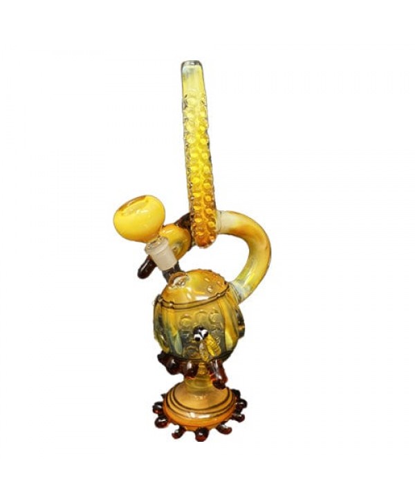 Heady Handmade Glass Honeybee Bong