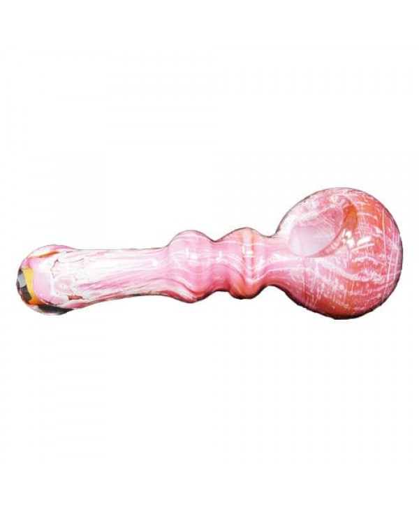 Pink Handmade Glass Hand Pipe