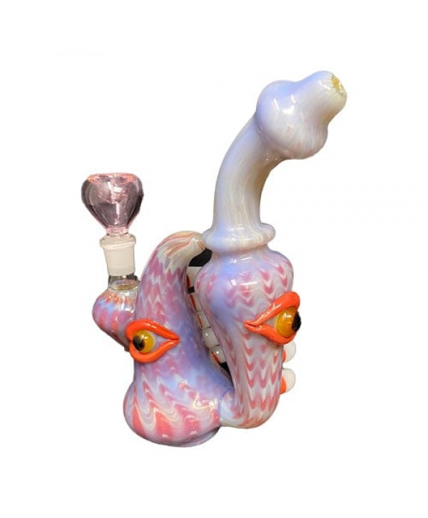 Heady Handmade Spike & Eyes Glass Bong