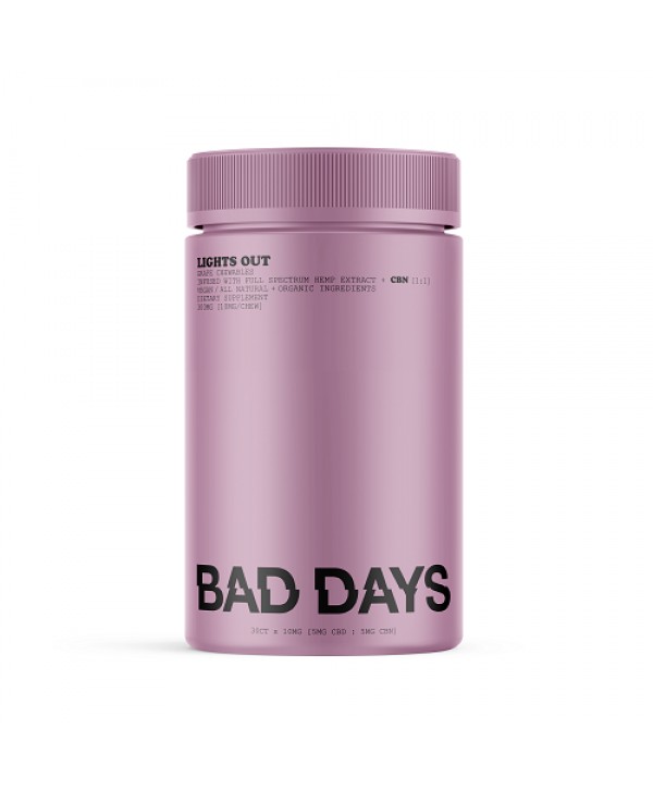 Bad Days Lights Out 300mg CBD Gummies