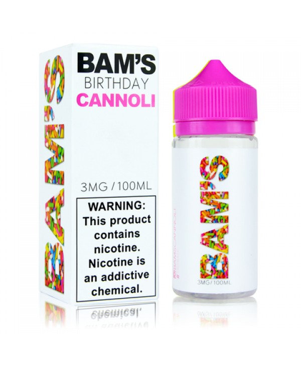 Bam's Birthday Cannoli 100ml Vape Juice