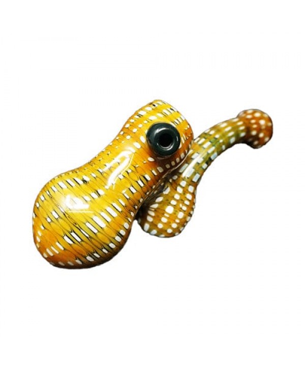Heady Handmade Glass Bubbler w- "Octopus" Accents