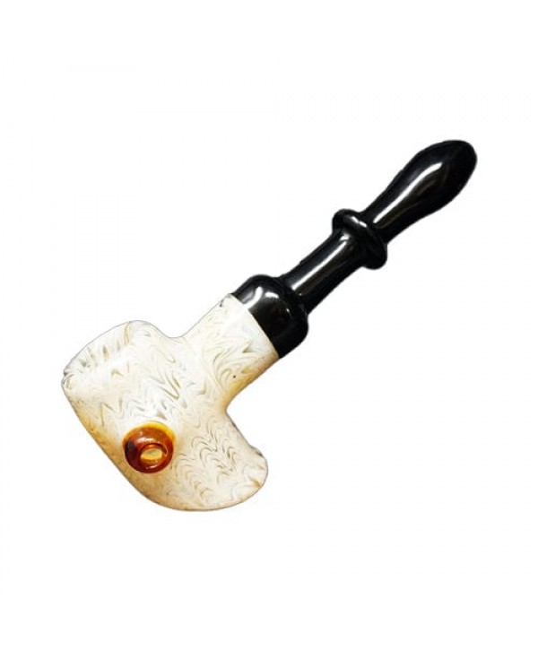 Heady Handmade Glass Hammer Pipe w- Color-Blocking