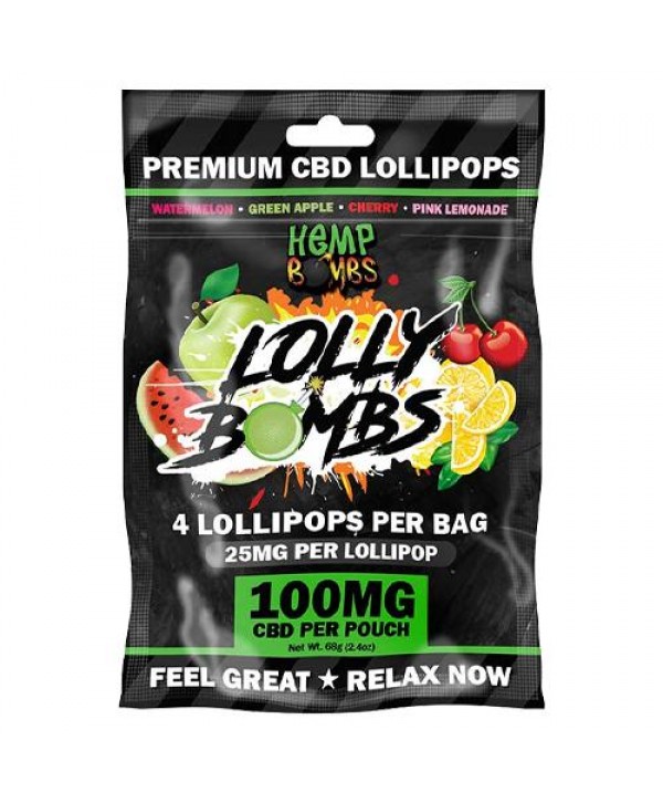 Hemp Bombs LollyBombs CBD Lollipops