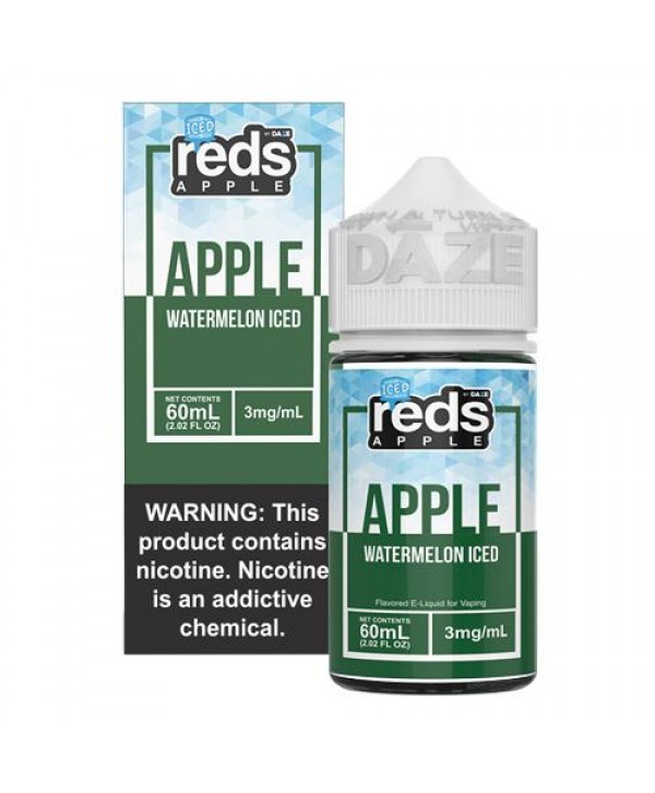 7 Daze Reds Apple EJuice - Watermelon ICED 60ml