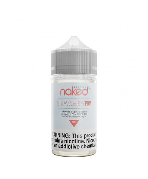 Naked 100 Menthol Strawberry POM 60ml Vape Juice (Previously Brain Freeze)