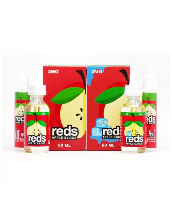 7 Daze Reds Apple EJuice - Apple & Apple ICED (60mL)